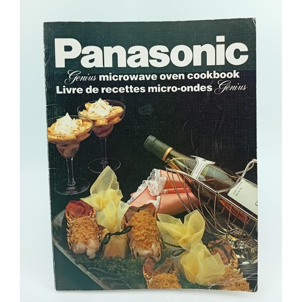 Vintage Panasonic "The Genius" Microwave Oven Cookbook 1983-1984 Hardcover